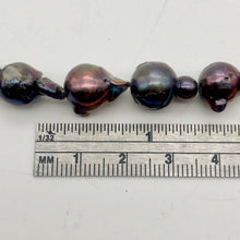 Load image into Gallery viewer, Magnificent!! 2 one of a kind Black Peacock Fireball FW Pearl - PremiumBead Alternate Image 8