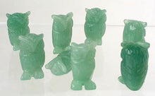 Load image into Gallery viewer, 2 Wisdom Carved Aventurine Owl Beads - PremiumBead Alternate Image 2