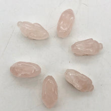 Load image into Gallery viewer, Hoppy Carved Rose Quartz Bunny Rabbit Figurine | 22x12x10m | Pink - PremiumBead Alternate Image 8
