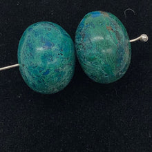 Load image into Gallery viewer, Premium! Chrysocolla 17x14mm Roundel Bead Strand 109651