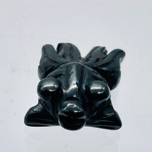Load image into Gallery viewer, Wondrous 2 Carved Hematite Gold Fish Beads