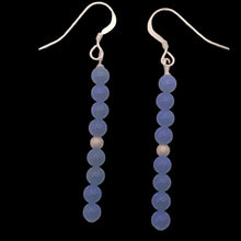Load image into Gallery viewer, Natural AAA Lapis with 14K Rose Gold Filled Earrings | 2"Long | Blue |
