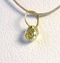 Load image into Gallery viewer, 0.24cts Natural Canary Diamond & 18K Gold Pendant 8798O - PremiumBead Alternate Image 2