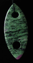 Load image into Gallery viewer, Wow Ruby Zoisite Marquis Centerpiece 76x32mm Pendant Bead 8701O - PremiumBead Primary Image 1