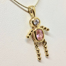 Load image into Gallery viewer, October! Crystal Kid Boy 22K Vermeil Pendant 9926Jb - PremiumBead Primary Image 1