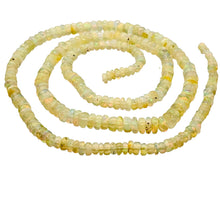 Load image into Gallery viewer, Opal Graduated Faceted Fiery Roundel Bead 16" Strand| 3-4 mm | Golden| 230 Bead|