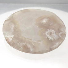 Load image into Gallery viewer, Cherry Blossom Agate Coin | 60mm | Pink White | 1 Pendant Bead |