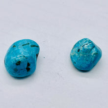 Load image into Gallery viewer, Stunning Natural Turquoise Focal Beads | 17x14x9 -14x12x8mm | 2 Beads |