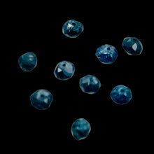 Load image into Gallery viewer, Blue Diamond Faceted Roundel Beads | 3-2.6mm | 9 Beads | ~1.0 carat |10597A