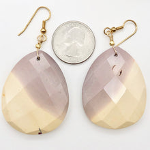 Load image into Gallery viewer, Desert Dune Purple Sky Natural Mookaite 14K Golf Filled Earrings | 2 3/4" Long |