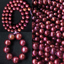 Load image into Gallery viewer, 9 Golden Raspberry 7-9.5x7mm FW Pearls 008315 - PremiumBead Alternate Image 4