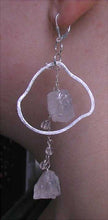 Load image into Gallery viewer, Designer Natural Clear Quartz 925 Sterling Silver Earrings 509109 - PremiumBead Alternate Image 3