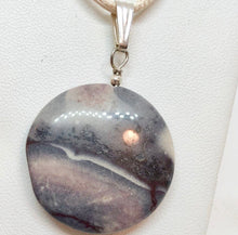 Load image into Gallery viewer, Porcelain Jasper Disc Silver Pendant! Two in One?!?! 510602F - PremiumBead Alternate Image 3