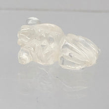 Load image into Gallery viewer, Swimmin' 2 Carved Animal Quartz Goldfish Beads | 20x14x8mm | Clear
