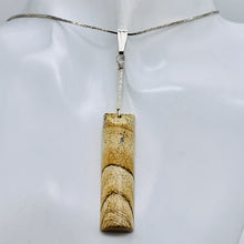 Load image into Gallery viewer, Picture Jasper Sterling Silver Drop/Dangle | 3" Long | Brown.Orange | 1 Pendant|