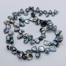 Load image into Gallery viewer, Design Platinum Rose Petal Keishi Fresh Water Pearl Strand 109050