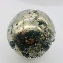 Load image into Gallery viewer, Pyrite Scry Crystal Round | Golden | Sphere | 50mm | 283g |