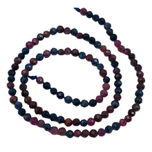 Load image into Gallery viewer, Sapphire Faceted Half-Strand Round | 2 mm | Blue/Red/Pink | 105 Beads |