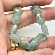 Load image into Gallery viewer, Wow! Aquamarine Faceted Beads | 21x14x7.5-10x10x5mm | Blue | Nugget | 2 Beads | - PremiumBead Alternate Image 8