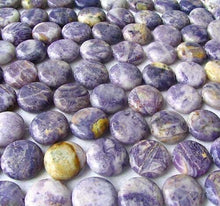 Load image into Gallery viewer, 4 Purple Flower Sodalite 20x7mm Coin Beads 008824 - PremiumBead Alternate Image 2
