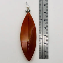 Load image into Gallery viewer, Sardonyx Sterling Silver Marquis Briolette Pendant | 2 3/4" Long | Red | 1 ea |