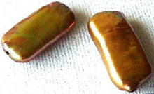 Load image into Gallery viewer, 2 Fantastic Gold Bullion Coin Pearls 4461 - PremiumBead Primary Image 1