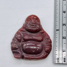 Load image into Gallery viewer, Exotic Fancy Jasper Hand Carved Buddha Bead | 33x30x7mm | Red