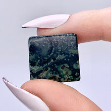 Load image into Gallery viewer, Shine 2 Hand Carved Kambaba Jasper Pyramid Beads, 16x16x11mm, Green 9289KJ - PremiumBead Alternate Image 8