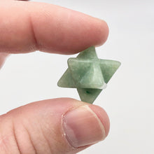 Load image into Gallery viewer, Kabbalah 2 Aventurine Merkabah Star Beads | 25x15x15mm | Green - PremiumBead Alternate Image 7