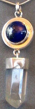 Load image into Gallery viewer, Natural Quartz Crystal & Genuine, Untreated Lapis Pendant 002593 - PremiumBead Alternate Image 7
