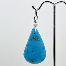 Load image into Gallery viewer, Designer! Turquoise Sterling Silver Pendant | 2 inches long |
