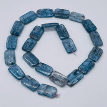 Load image into Gallery viewer, Shimmering! Blue Kyanite Rectangle Beads 10653HS