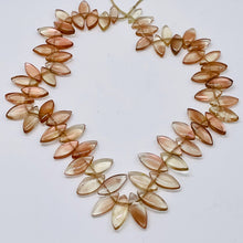 Load image into Gallery viewer, Oregon Sunstone Fancy Marquise Bead Strand | 19x8x4 to 13x5x3 mm | Orange | 60 |