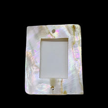 Load image into Gallery viewer, 1 Mother of Pearl Shell 50x39mm Picture Frame Focal Bead 8976