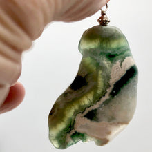 Load image into Gallery viewer, Translucent Ocean Jasper Sterling Silver Pendant | 2 1/4 Inch Long |