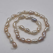 Load image into Gallery viewer, Baroque Fresh Water Pearl Doubles Strand | 12x7mm | Baby Pink | 28 Pearls |