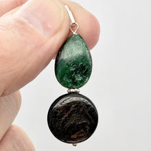 Load image into Gallery viewer, Rare Ruby Fuchsite Hypersthene Teardrop Sterling Silver Pendant | 1 3/4" Long |