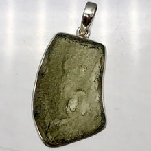Load image into Gallery viewer, Blue Green Moldavite Pendant 33x22x5mm | 1 3/4" long