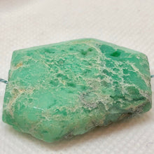 Load image into Gallery viewer, 75cts Faceted Chrysoprase Nugget Bead Huge 10134A - PremiumBead Alternate Image 3