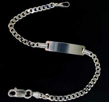 Load image into Gallery viewer, Adorable! Sterling Silver Id 6" Bracelet 9979C - PremiumBead Alternate Image 2
