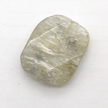 Load image into Gallery viewer, Hiddenite Kunzite Clear, Green, Rectangular Pendant Bead | 30x24x8mm | 1 Bead |