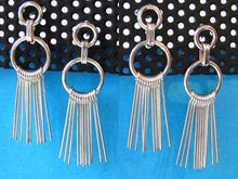 Load image into Gallery viewer, Sassy Solid Sterling Silver Designer Dangle Earrings 10123I - PremiumBead Primary Image 1