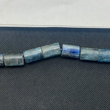 Load image into Gallery viewer, Sparkling Blue Kyanite Tube Bead 16" Strand |15 -14 x 10mm | 28 beads | - PremiumBead Alternate Image 9