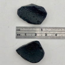 Load image into Gallery viewer, Unique Pendant size Black Meteor Fragments | 2 each |10 grams | 27x19x8mm | - PremiumBead Alternate Image 6