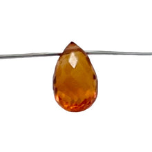 Load image into Gallery viewer, Sapphire, Faceted Padparadscha .6ct Briolette | 5.7x3.5mm | Orange | 1 Bead |