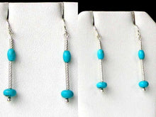 Load image into Gallery viewer, Unique Natural Turquoise & Silver Earrings 6378 - PremiumBead Primary Image 1
