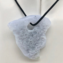Load image into Gallery viewer, 103cts Blue Chalcedony Natural & Untreated Designer Pendant Bead 10506V - PremiumBead Alternate Image 3