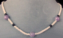 Load image into Gallery viewer, Lepidolite, Onyx, Cream Seed Pearl Bracelet 400008 - PremiumBead Alternate Image 2