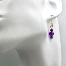 Load image into Gallery viewer, Royal Natural Amethyst 14Kgf Earrings 309390