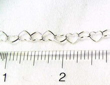 Load image into Gallery viewer, Solid Sterling Silver 5mm Heart Chain 12 inches (3.79G) 9197 - PremiumBead Alternate Image 2